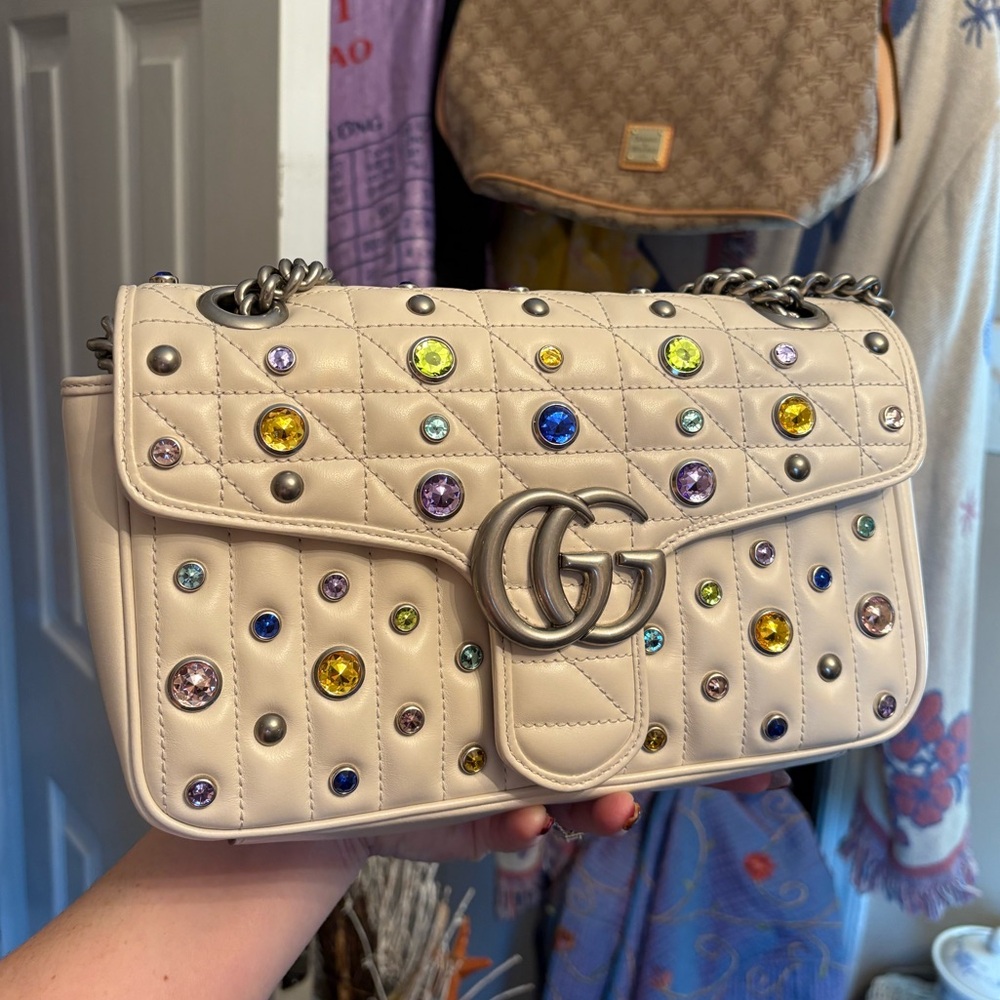 Gucci Multicolored Gemstone Marmont - Picture 10 of 13